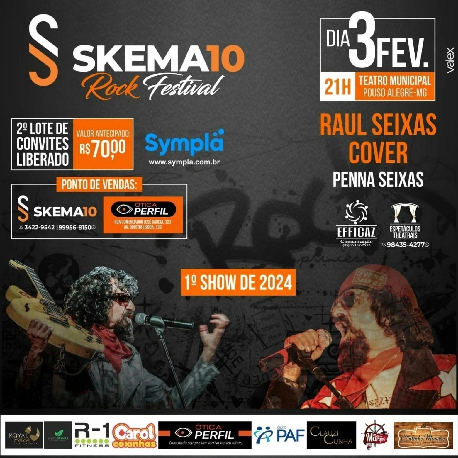 SKEMA10 ROCK FESTIVAL - Raul Seixas Cover (By: Penna Seixas)